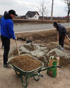 Repairing the driveway