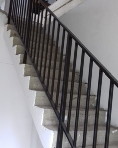 New handrail at the warehouse New handrail at the warehouse