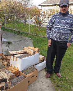 A donation of firewood A donation of firewood