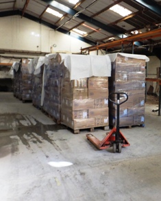 Going … Prepared pallets