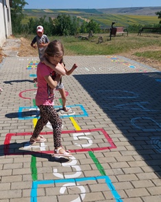 Holiday hopscotch