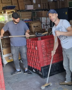 Sweeping the warehouse