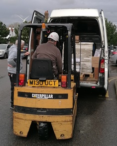 Loading solar panels