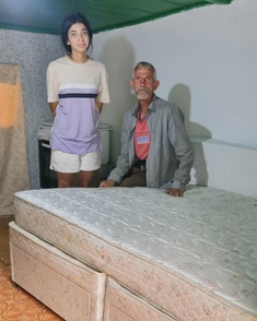 Donated bed and mattress Donated bed and mattress