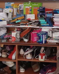 Stationery and shoes