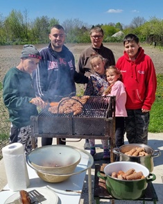 Communal barbecue Communal barbecue